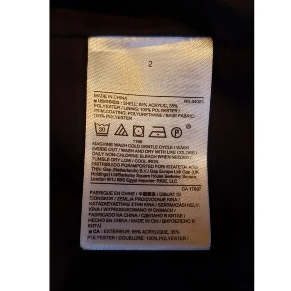 BANANA REPUBLIC FACTORY Women's Black/White Plaid Size 2 Short Sleeve Dr… - Picture 7 of 12